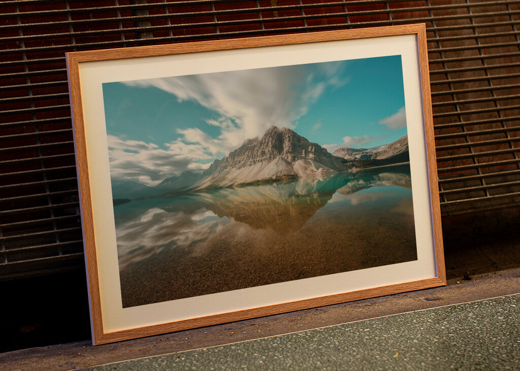 Reflections of Bow Lake Canada