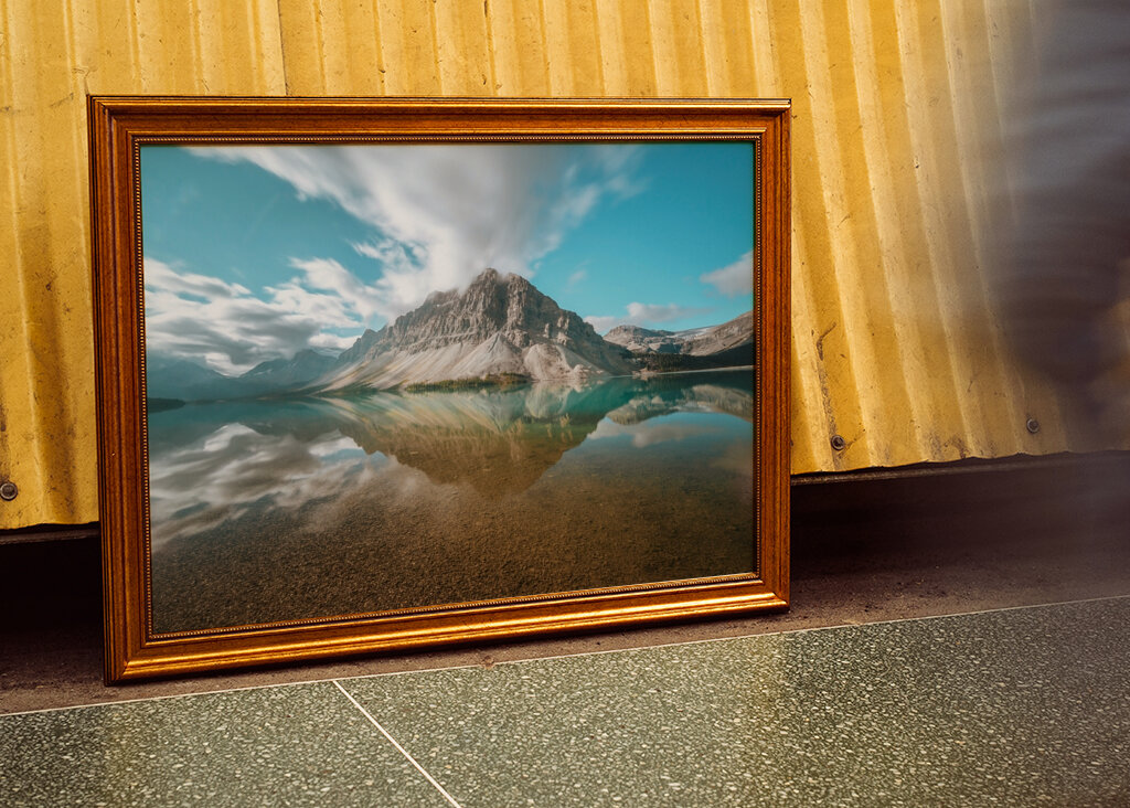 Reflections of Bow Lake Canada