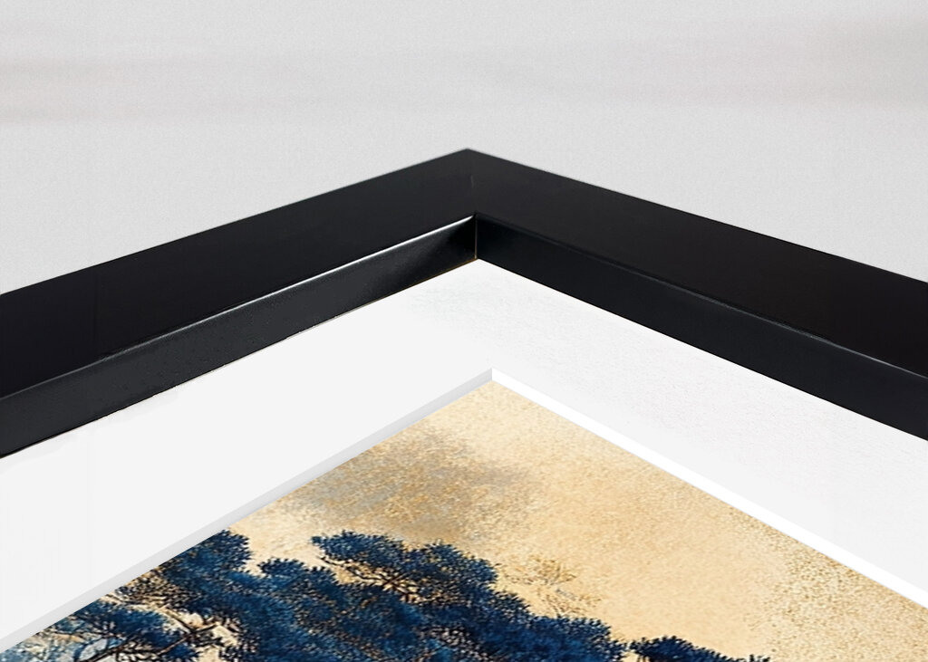 Japanese art print waves