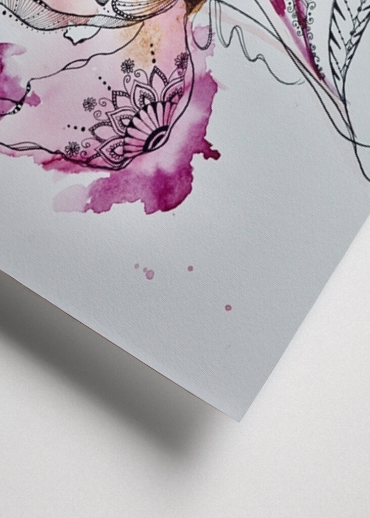 Blomsterdrømme i blæk