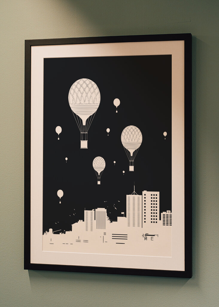 Globos hacia el cielo