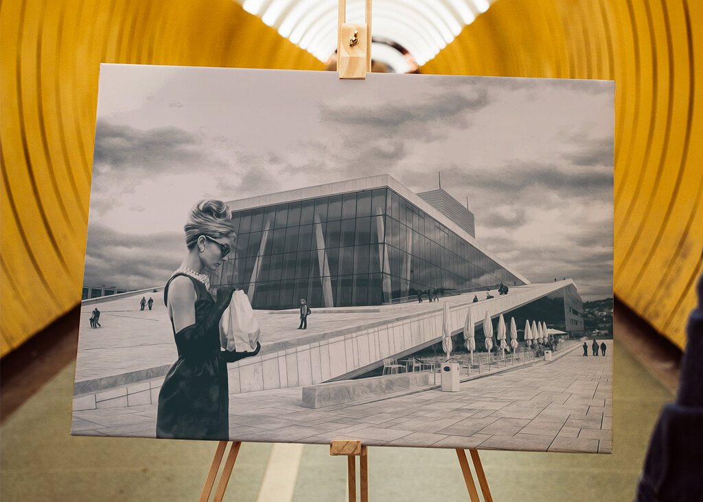 Městská elegance scéna