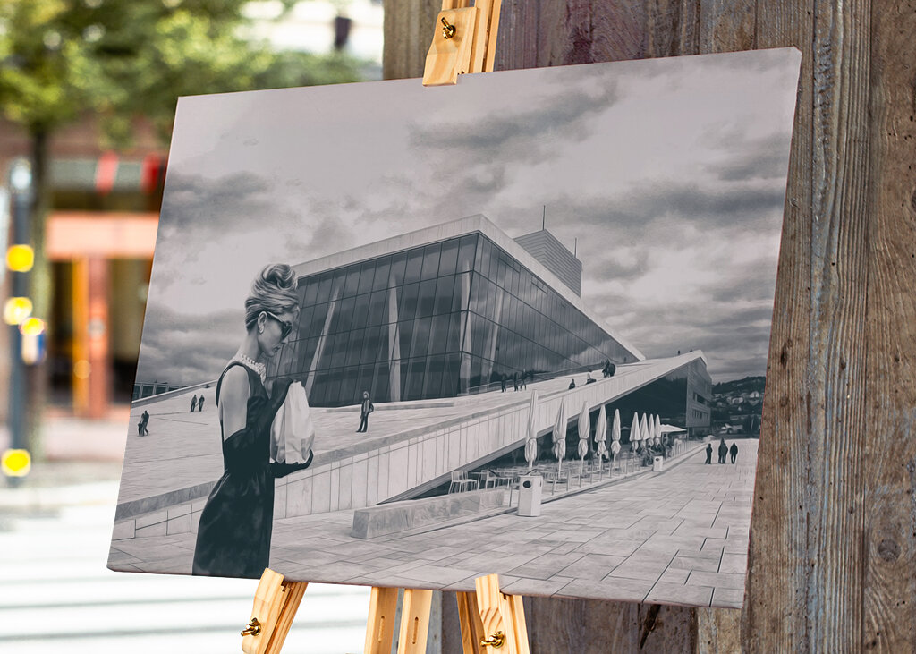 Městská elegance scéna