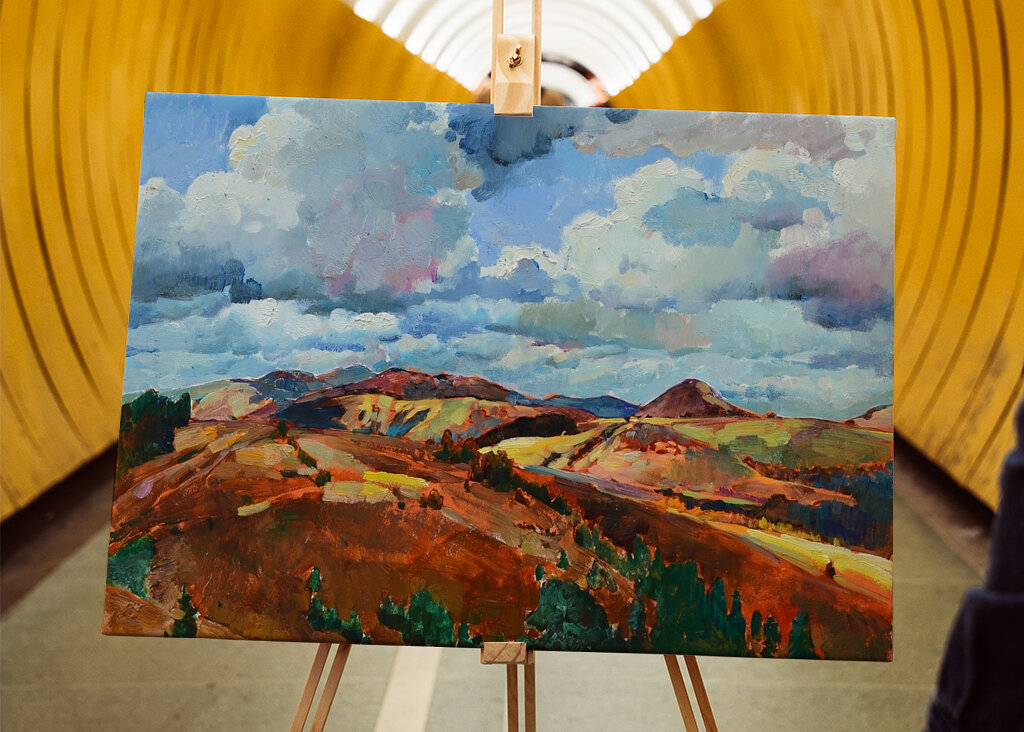 Paysage de colline de rêve