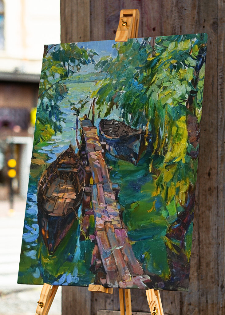 Ruhige Wasserlandschaft