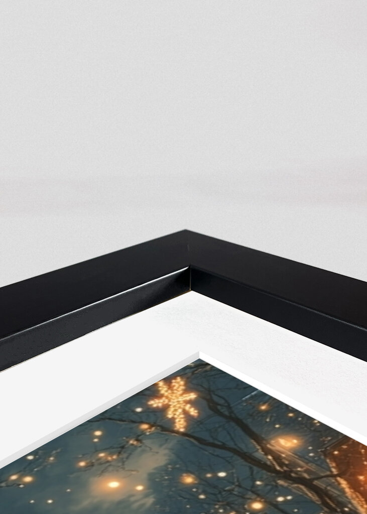 Passeggiata invernale sotto lo scintillio