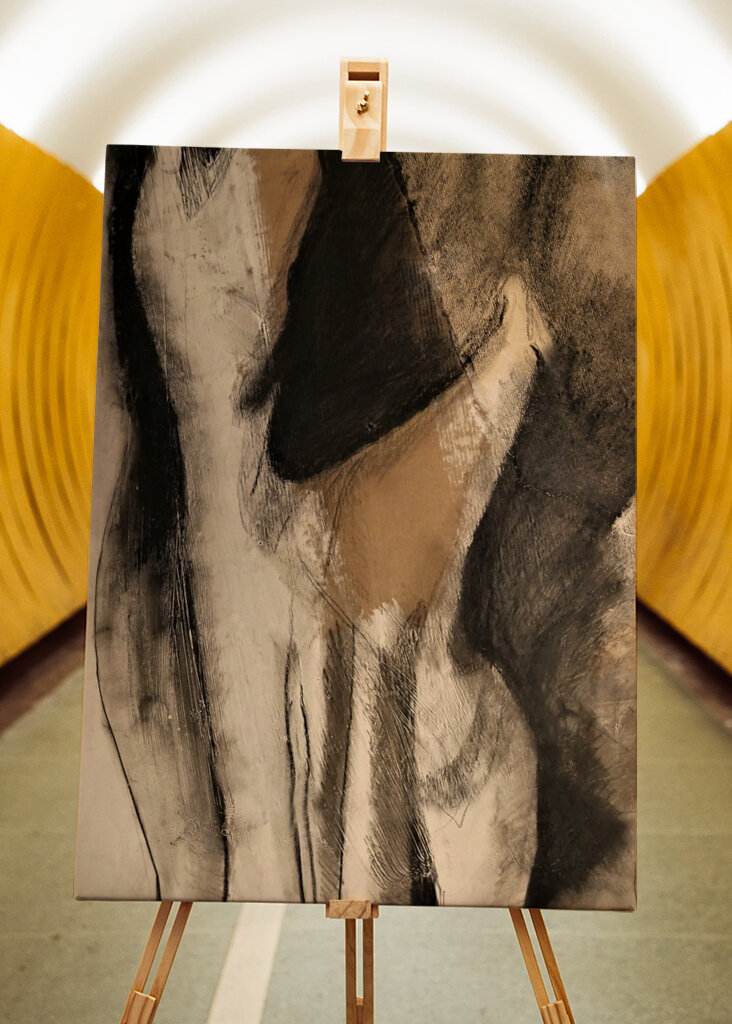 Abstrakte flytende former