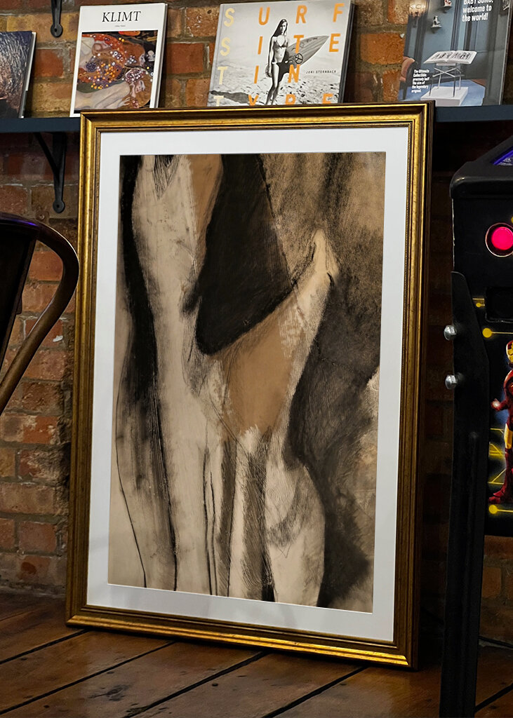 Abstrakte flytende former