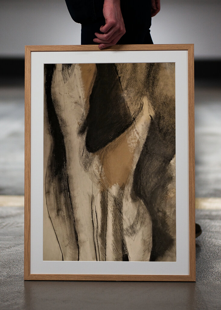 Abstrakte flytende former