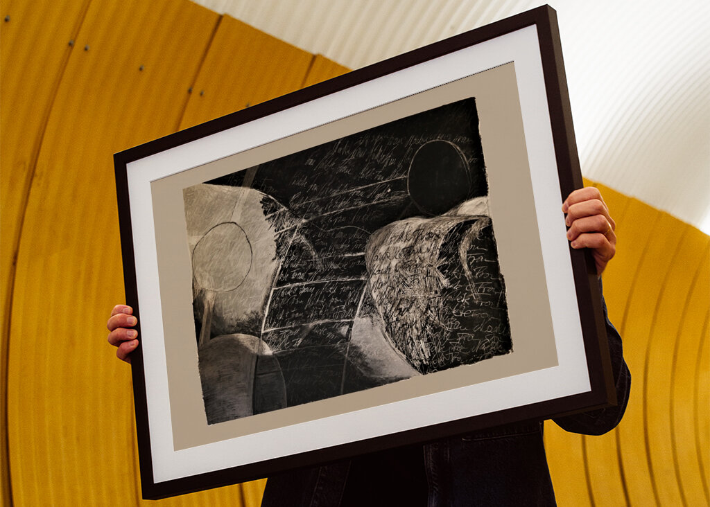 Kreidetafel-Geflüster