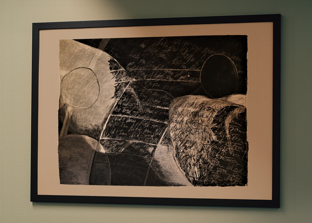 Kreidetafel-Geflüster