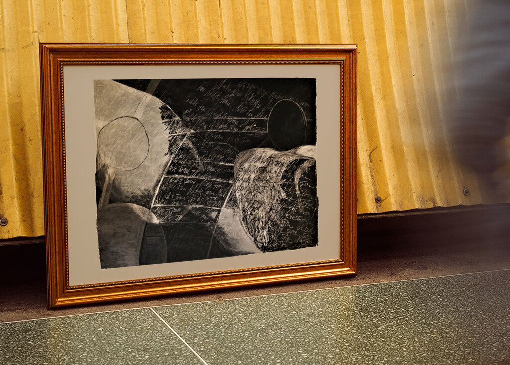 Kreidetafel-Geflüster