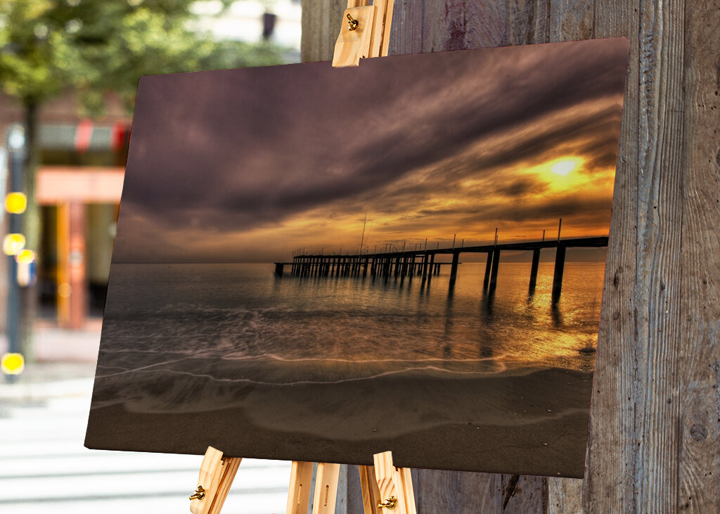 Klidný přístav Pier Sunset