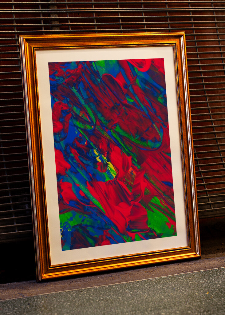 Explosion de chaos vif