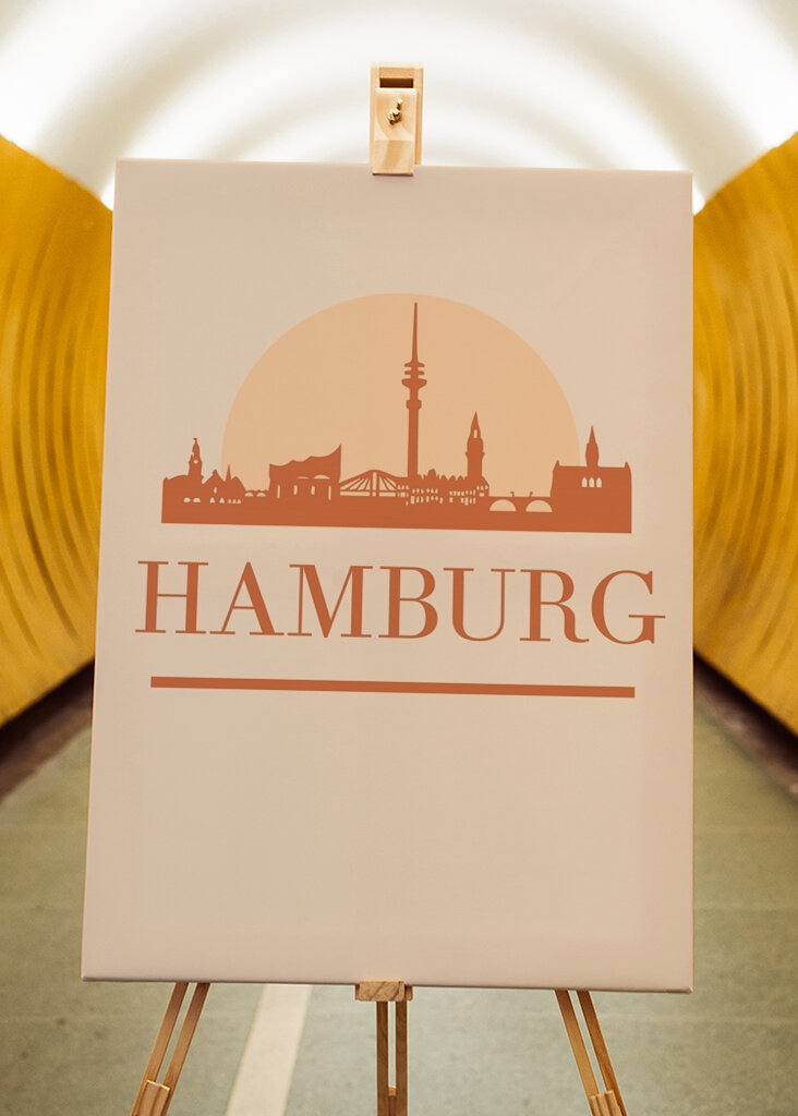 Hamburg sziluett