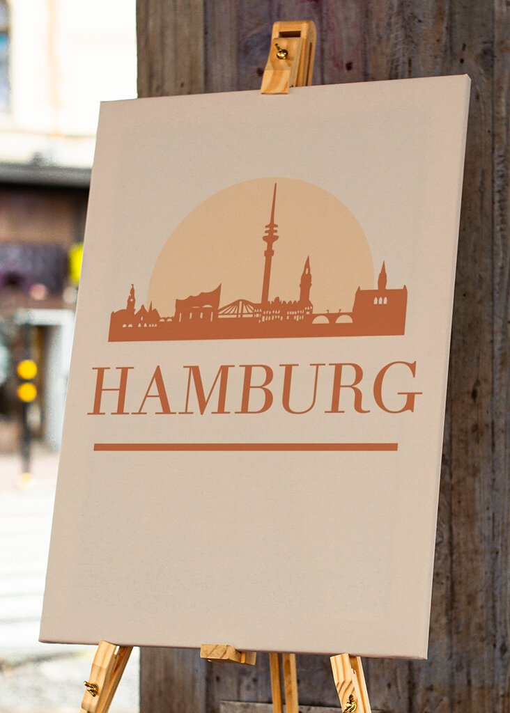 Hamburg sziluett