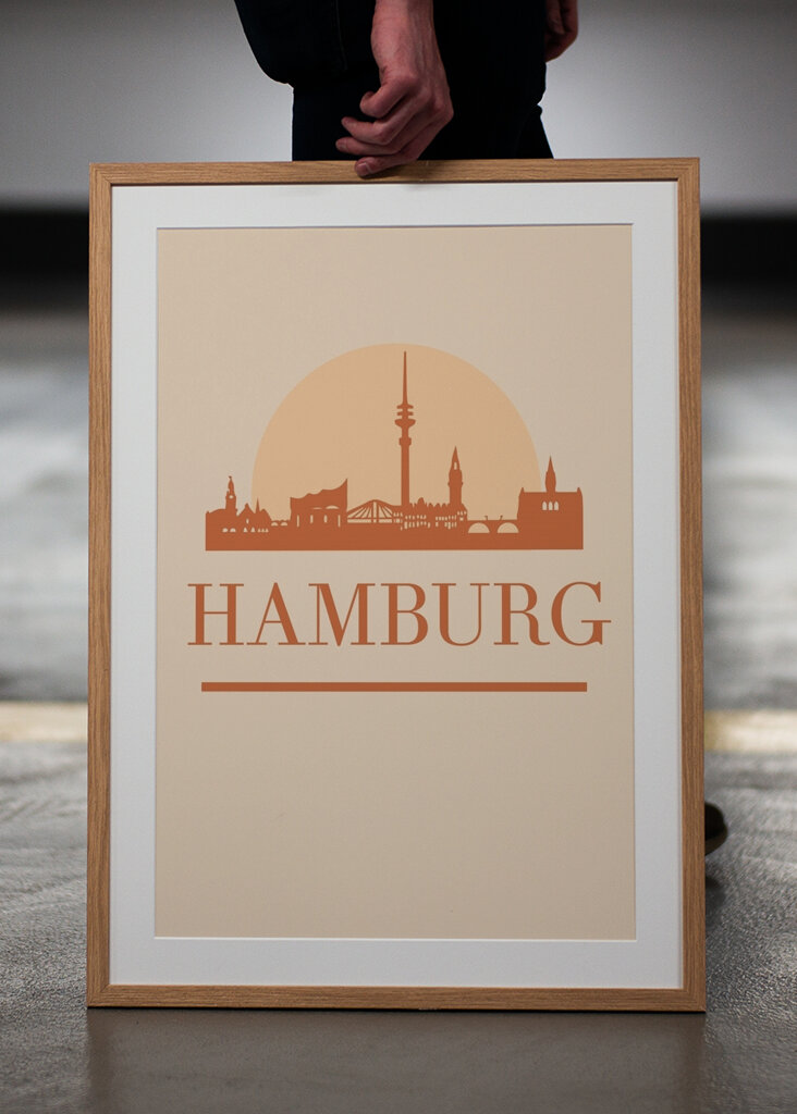 Hamburg sziluett