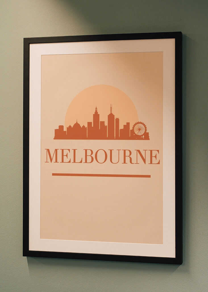 Melbourne Skyline Glow