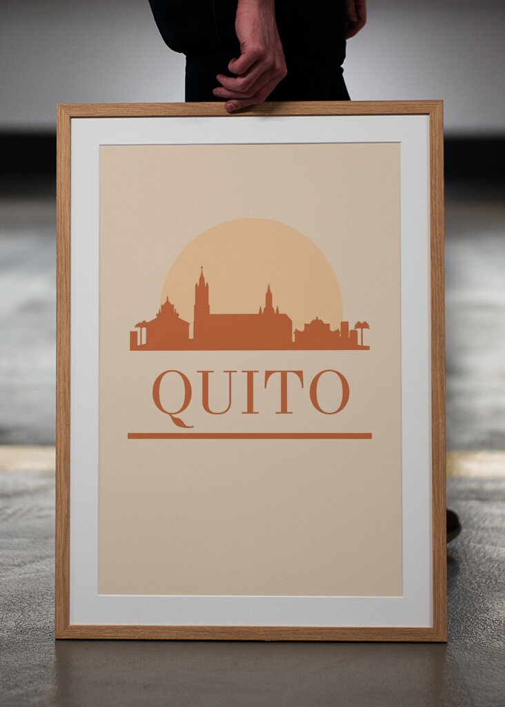 Silueta de Quito Sunrise