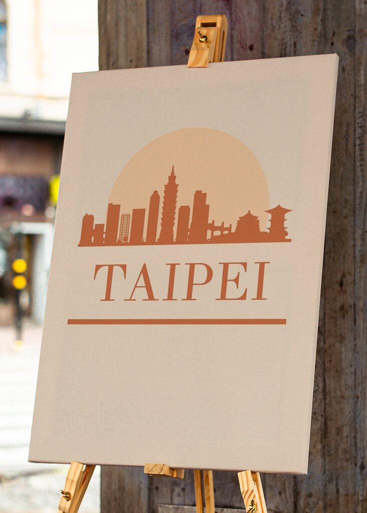 Panorama západu slunce