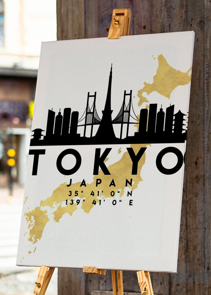 Horizonte de Tokio Dorado