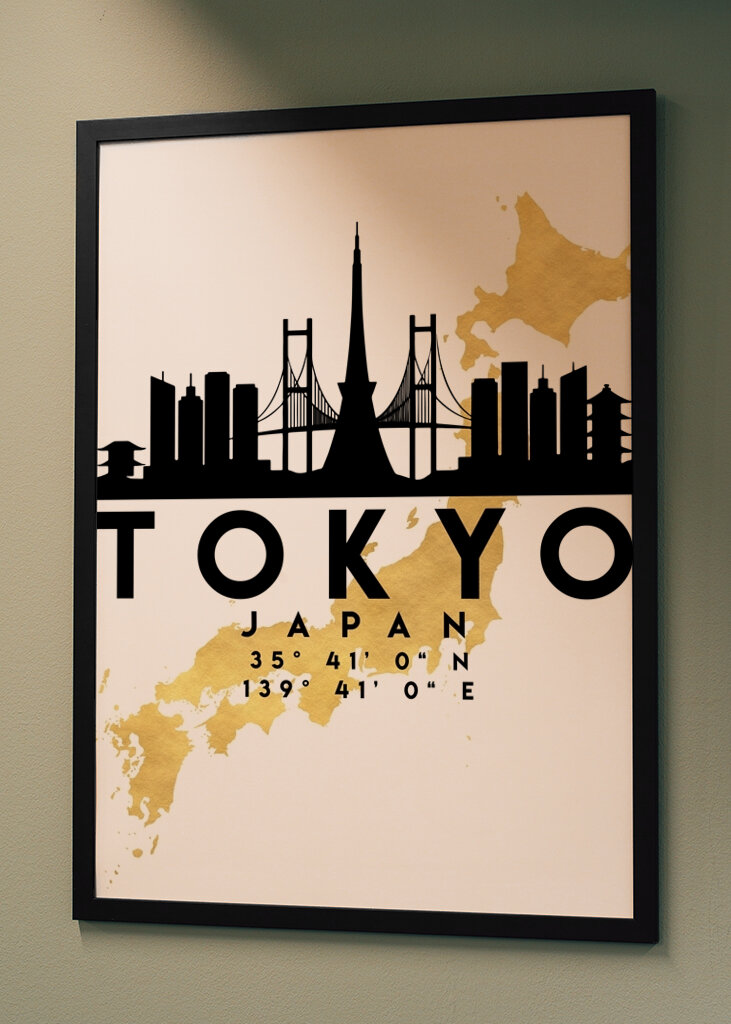 Horizonte de Tokio Dorado