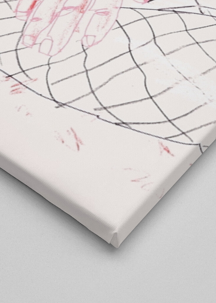 Levende skitse silhuet