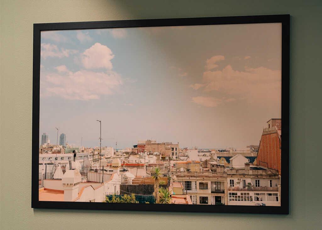 Slunné střechy výhled