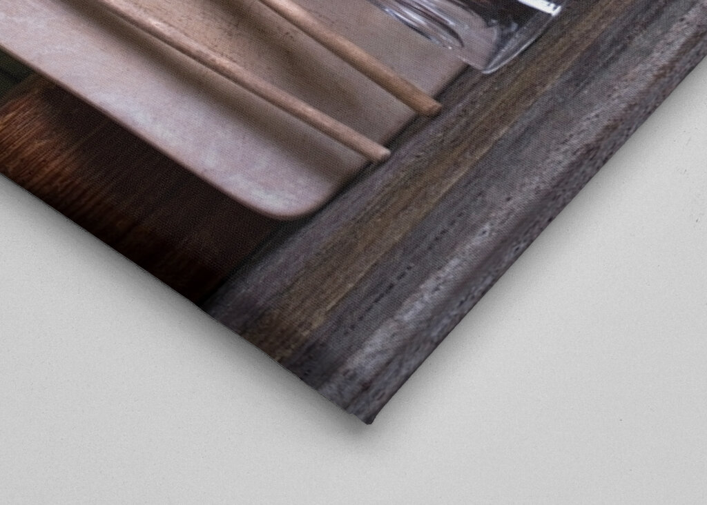 rustykalna scena kuchenna