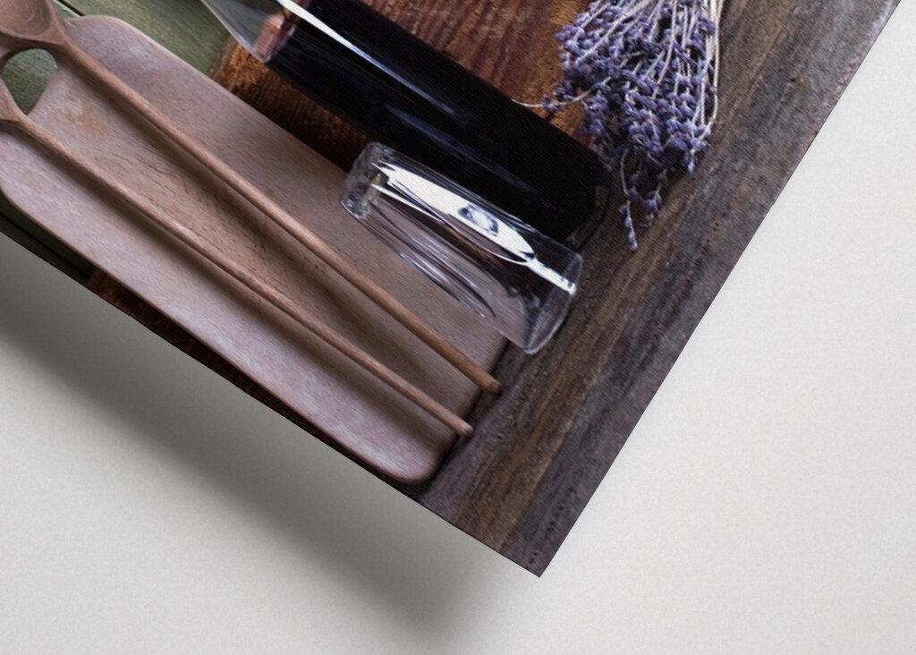 rustykalna scena kuchenna