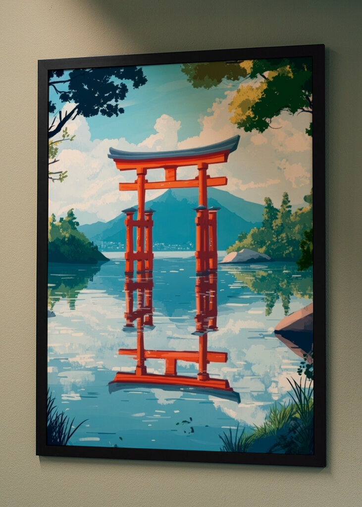 Mini Torii Tor Japanisch - Dekoratives Miniatur-Tor Für Aquarium & Deko