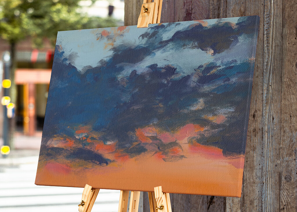 Ohnivé stíny oblohy