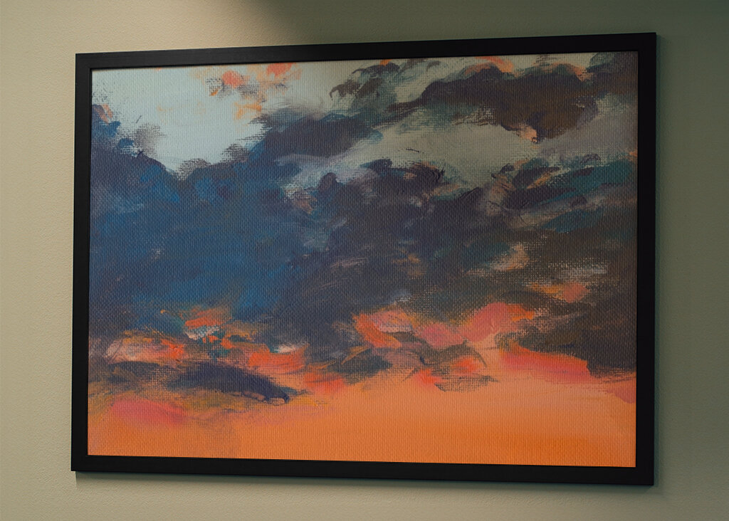 Ohnivé stíny oblohy