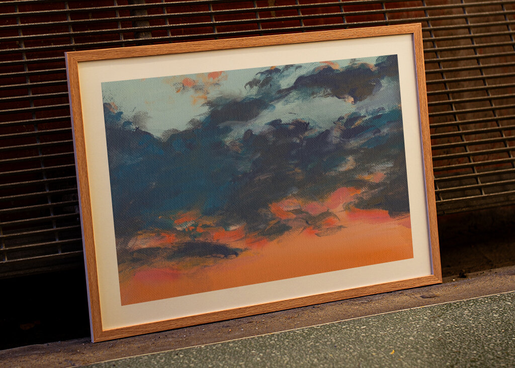 Ohnivé stíny oblohy