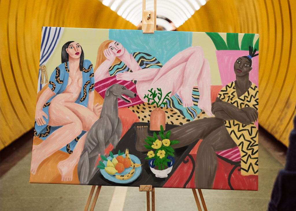 Färgglada följeslagare