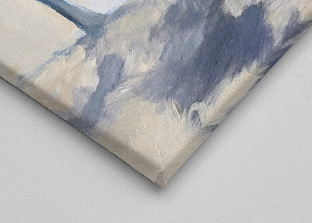 Misty Woodland Scene