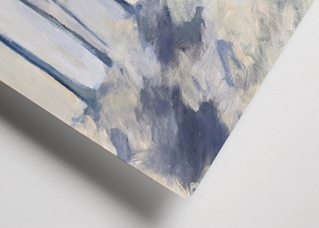 Misty Woodland Scene