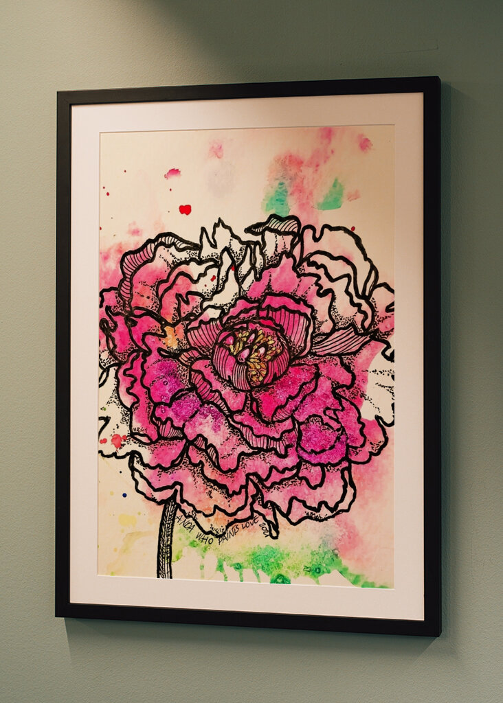 Blühende Ausstrahlung