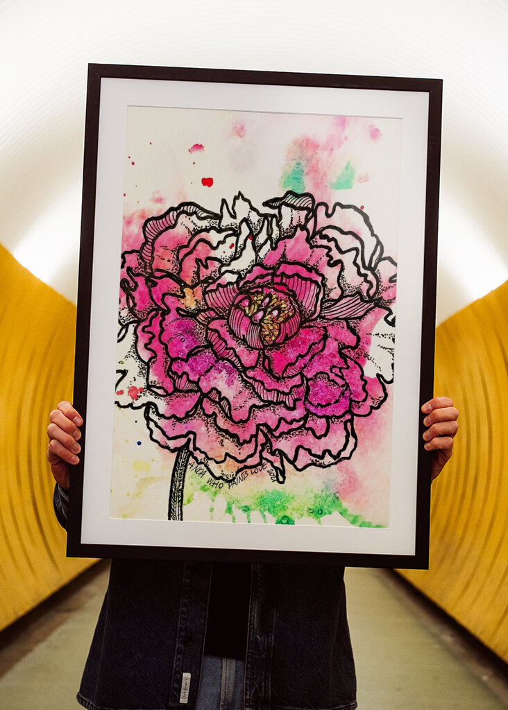 Blühende Ausstrahlung