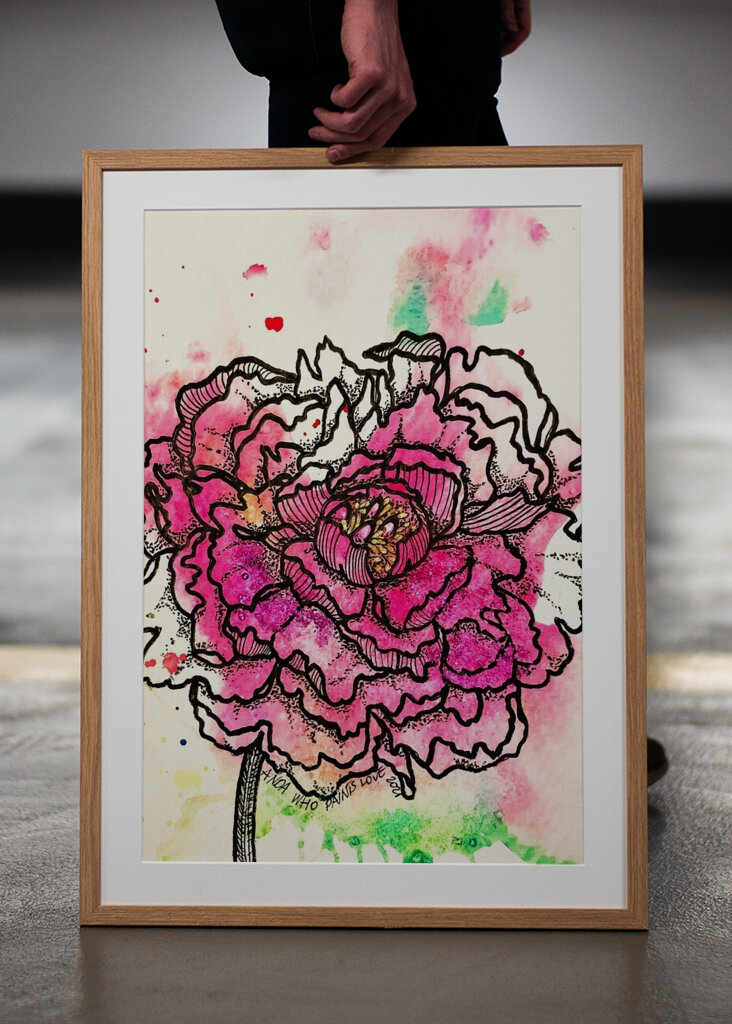 Blühende Ausstrahlung