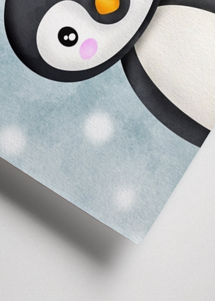 Penguin in the cold night