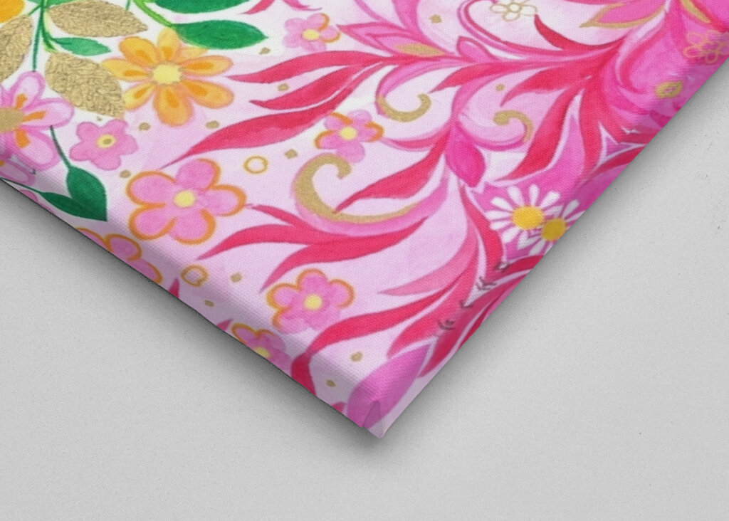 Floral Flamingos Dream