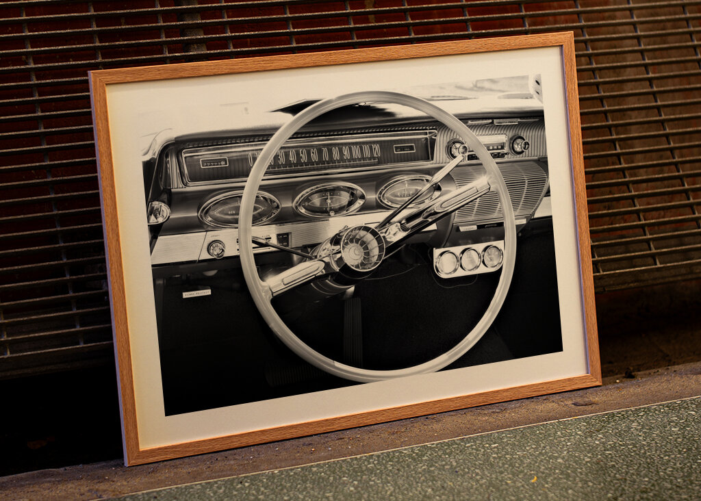 US Oldtimer 1961 Lenkrad