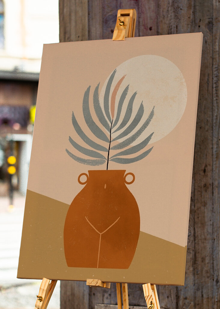 Sunlit Botanical Vase