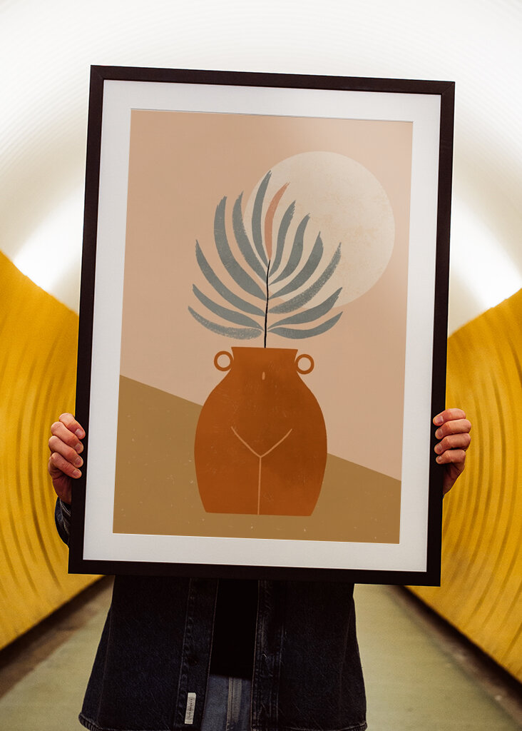 Sunlit Botanical Vase