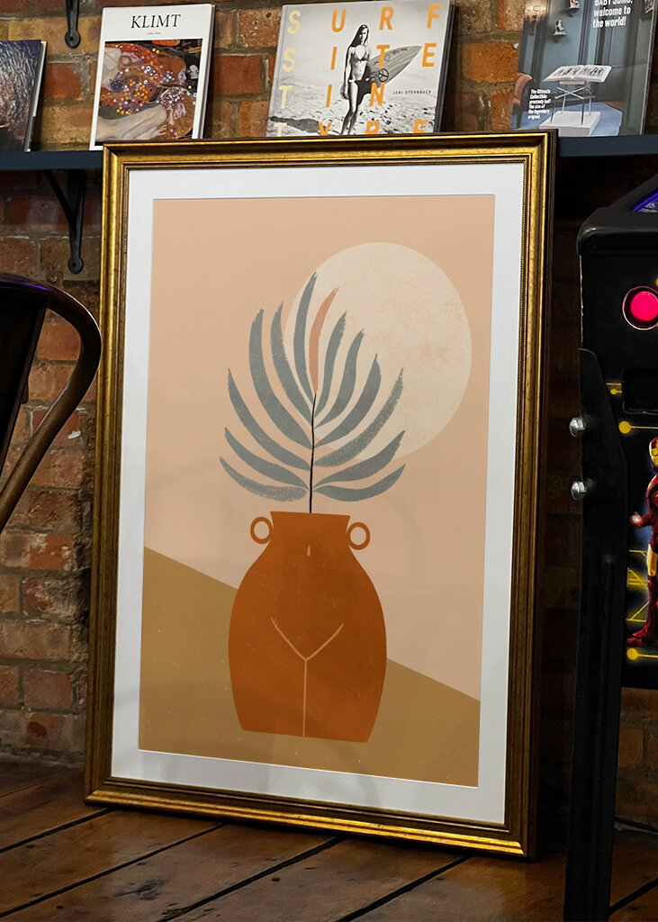 Sunlit Botanical Vase