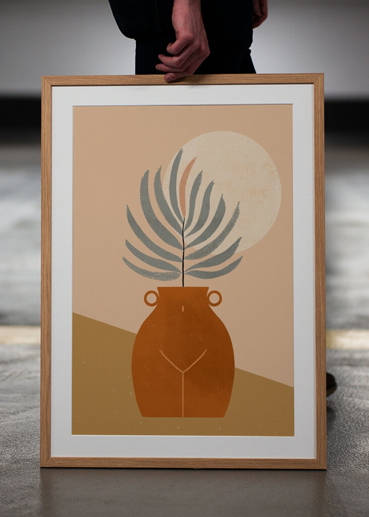 Sunlit Botanical Vase