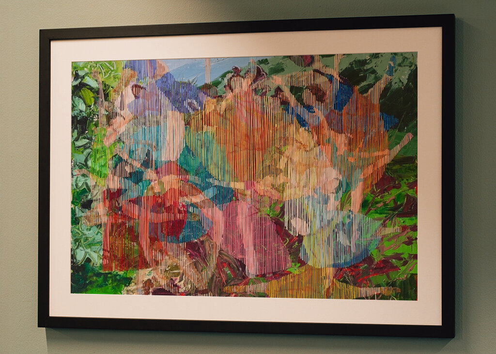 Farverig dansebevægelse