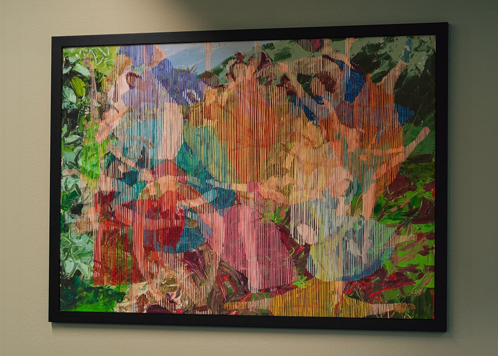 Farverig dansebevægelse