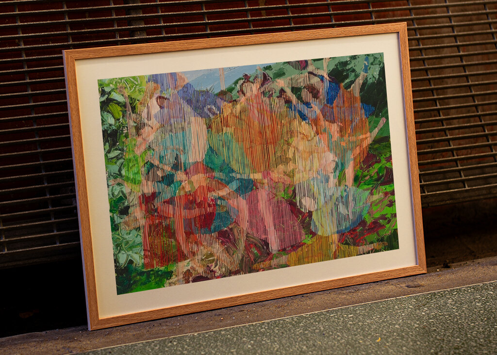 Farverig dansebevægelse